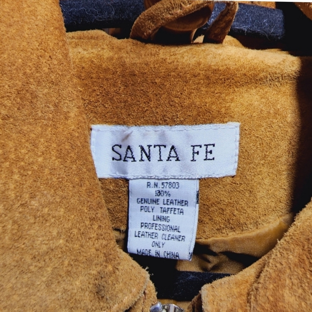 Santa Fe Suede Leather Jacket - Picture 3 of 3